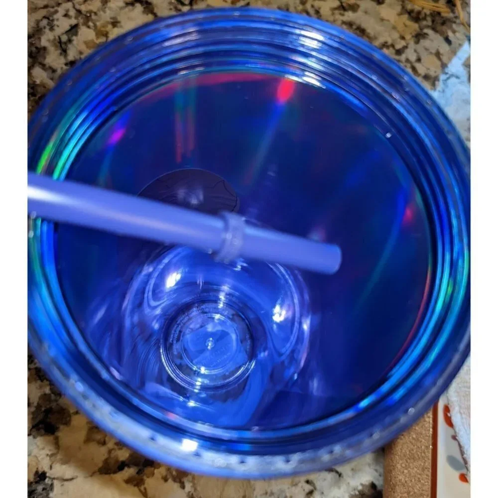 Starbucks Fall Halloween 2022 Purple Iridescent Kaleidoscope Tumbler NEW